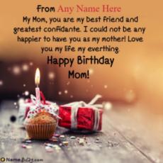 Best Bday Wishes For Mom With Your Name