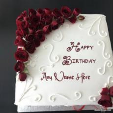 Happy Birthday Cake Name Edit Option