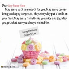 Special Birthday Greetings For Sister In Law With Name
