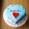 Romantic Birthday Cake For Wife With Name & Photo